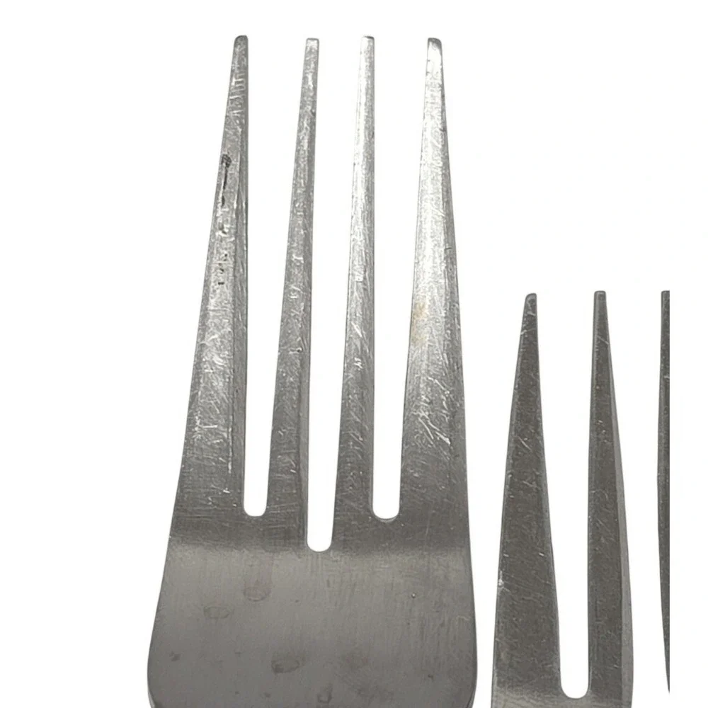 Vintage Stanley Rogers Triumph lot 4 forks, 1 Dinner & 3 Dessert Stainless Steel